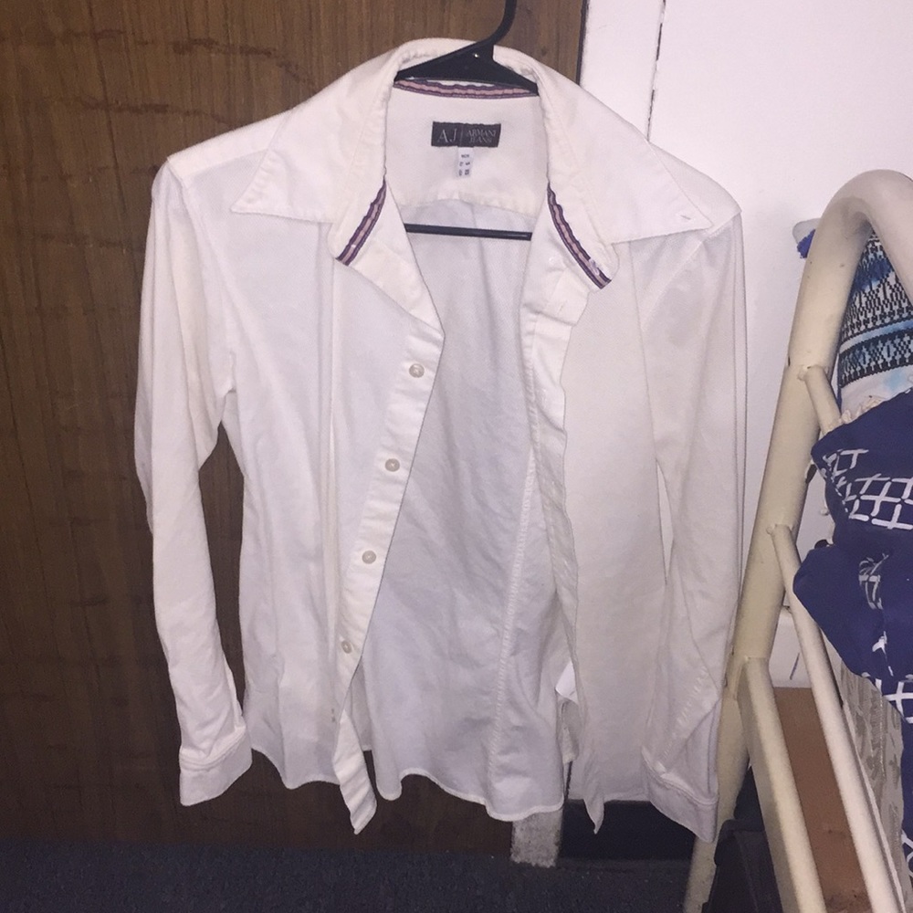 Armani jeans button down shirt